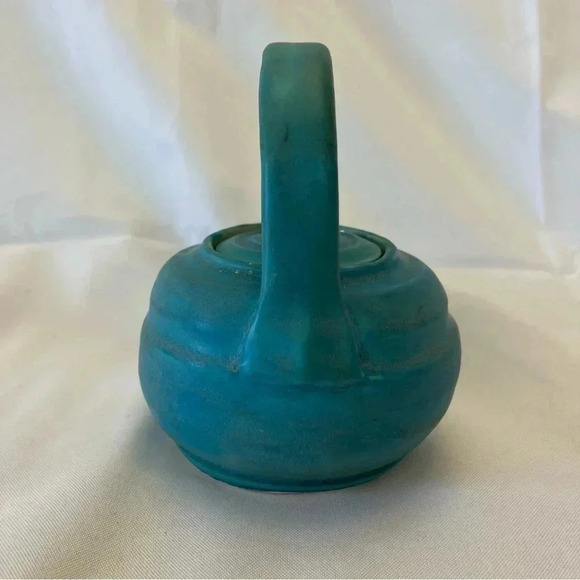 Vintage Handmade Clay Pottery Tea Pot - Picture 2 of 7